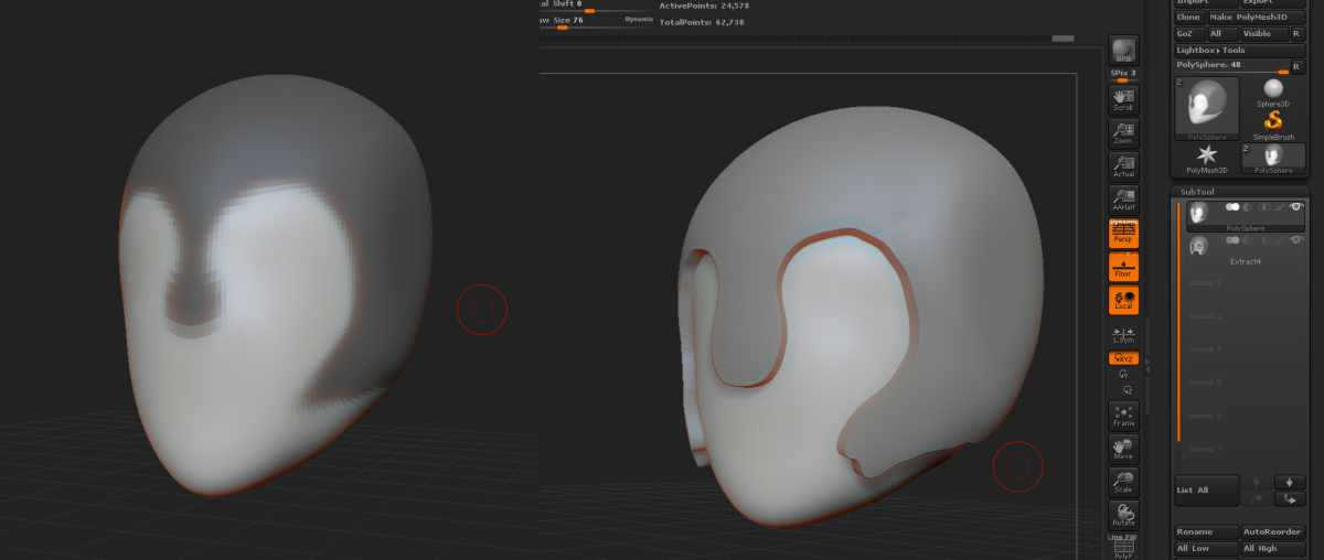 how to invert mask zbrush